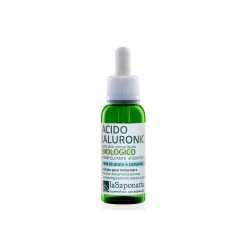 Sérum facial hidratante e redensificante de ácido hialurónico de 4 pesos moleculares, ecológico - La Saponaria