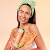Crema corporal hidratante e iluminadora, todo tipo de pieles, de argán y vitamina C, ecológica - La Saponaria