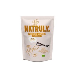 Proteína vegana em pó ecológica 78%, baunilha - Natruly