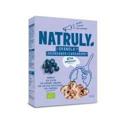 Granola de arandos e cardamomo sem glúten, biológica - Natruly