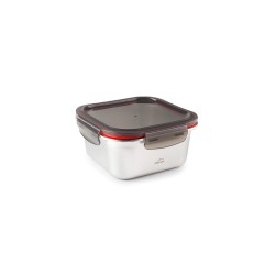 Fiambrera hermética quadrada de aço inoxidável Econix com tampa, 650 ml - Lacor