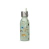 Garrafa térmica de aço inoxidável para crianças, camping, verde, 350 ml - Qwetch