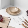 Set de 3 cuchillos lisos de acero inoxidable al nitrógeno, serie Nórdika, 10, 16 y 21 cm - Arcos