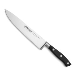Faca de cozinha lisa em aço inoxidável ao nitrogênio, série Riviera, 20 cm - Arcos