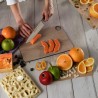 Faca de cozinha lisa em aço inoxidável ao nitrogênio, série Riviera, 20 cm - Arcos