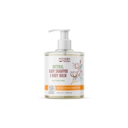 Champú ecológico y gel de baño para bebé - Wooden Spoon
