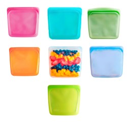 Bolsa porta alimentos de silicone platina, 828 ml - Stasher