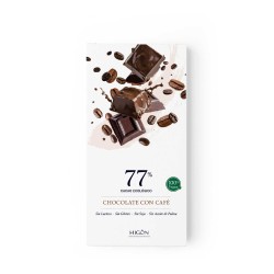 Chocolate ecológico com café 77% - Higón