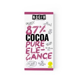 Chocolate ecológico 87% cacau - Nogih