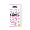 Chocolate ecológico 77% cacau com sal do Himalaia - Nogih