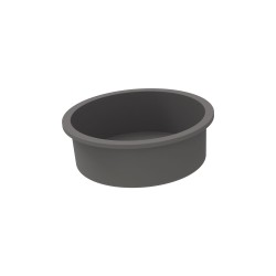 Molde redondo de silicone platina para fritadeira de ar, 18 cm - Silikomart
