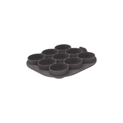 Molde de silicone platina para ovos em fritadeira de ar - Silikomart