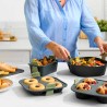 Molde de silicona platino para muffins en freidora de aire - Lekue