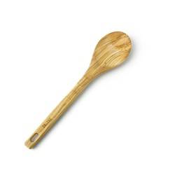 Colher de madeira de oliveira, 30,5 cm forma redonda - Ibili
