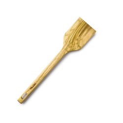 Espátula de cocina, plana, de madera de olivo - Ibili