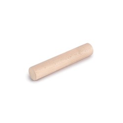 Rodillo de cocina de madera de haya, 30 cm - Ibili
