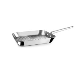 Parrilla de acero inoxidable, 5ply element, 28 cm - Ibili