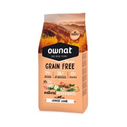 Ração para cães de cordeiro sem cereais, junior, GF Prime, 12 kg - Ownat