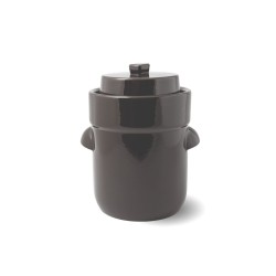 Frasco de fermentación de cerámica, gris, 3 litros - Schmitt