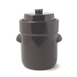Frasco de fermentação de cerâmica, cinza, 10 litros - Schmitt