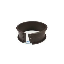 Forma redonda desmontável de silicone platina com base de vidro, 20 cm - Outlet