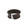 Forma redonda desmontável de silicone platina com base de vidro, 20 cm - Outlet