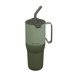 Copo térmico de aço inoxidável Rise 1065 ml, verde - Klean Kanteen