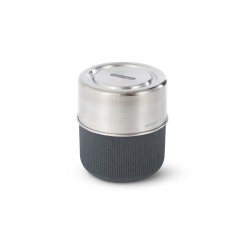Fiambrera hermética de cristal com base protetora de fibra de madeira 450 ml - Black & Blum