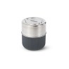 Fiambrera hermética de cristal com base protetora de fibra de madeira 450 ml - Black & Blum