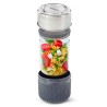 Fiambrera hermética de cristal com base protetora de fibra de madeira 450 ml - Black & Blum