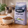 Pienso para gatos esterilizados con pescado sin cereales, 1 kg - Ownat