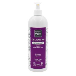 Gel de banho ecológico de aloe vera e açaí - NaturaBio Cosmetics