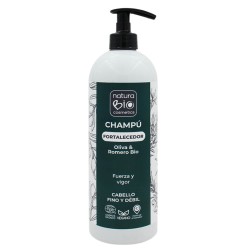 Champô ecológico fortalecedor para cabelo fino e fraco - NaturaBio Cosmetics