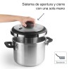 Olla rápida de acero inoxidable Sicuro, 4 l - Lacor