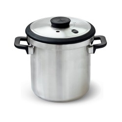 Olla rápida de acero inoxidable Sicuro, 8 l - Lacor