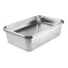 Fiambrera hermética retangular de aço inoxidável Ecoinox Pro, com tampa, 6,6 litros - Lacor