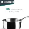 Cazo de aço inoxidável trichef, 14 cm - Lacor