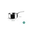 Cazo de aço inoxidável trichef, 18 cm - Lacor