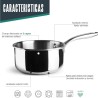 Cazo de aço inoxidável trichef, 18 cm - Lacor