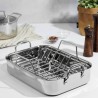 Rejilla para bandeja de acero inoxidable honda, trichef, 35 cm - Lacor