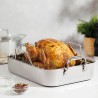 Rejilla para bandeja de acero inoxidable honda, trichef, 35 cm - Lacor