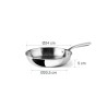 Frigideira em aço inoxidável, trichef, 24 cm - Lacor
