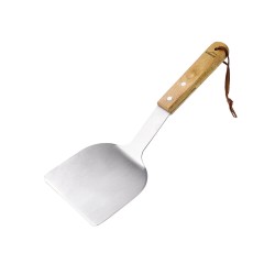 Espátula de aço inoxidável BBQ Nordic com cabo de madeira, 32 cm - Lacor