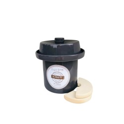 Frasco de fermentação de cerâmica, cinza, 1 litro - Schmitt