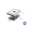 Recipiente de vidro borossilicato para vácuo Smart, 600 ml - Lacor