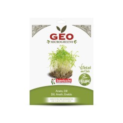 Sementes de endro para microvegetais orgânicos, 15 g - Bavicchi GEO