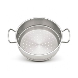 Vaporera de aço inoxidável Chef Classic - acessório para cozinhar a vapor, 28 cm - Lacor