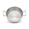Vaporera de acero inoxidable Chef Classic - accesorio para cocer al vapor, 28 cm - Lacor