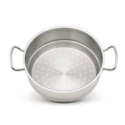 Vaporera de aço inoxidável Chef Classic - acessório para cozinhar a vapor, 32 cm - Lacor
