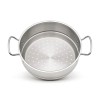 Vaporera de acero inoxidable Chef Classic - accesorio para cocer al vapor, 32 cm - Lacor